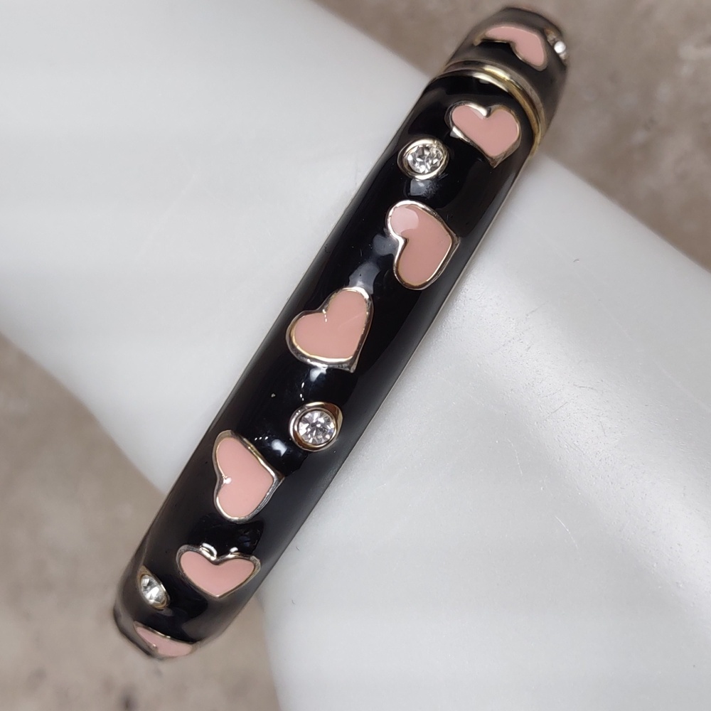 Betsey Johnson Hinged Bangle Bracelet